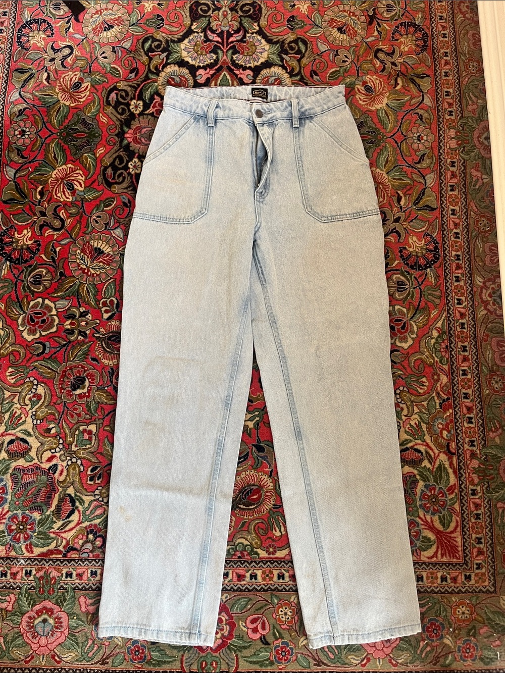 RVCA Light blue denim cargo jeans